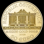 1/2 Unze Gold Wiener Philharmoniker Österreich 2026 BU