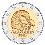 2 Euro Andorra 2025 - Bartgeier - 2025 Coin Card