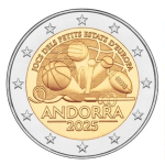 2 Euro Andorra 2025 - Spiele der Kleinstaaten - 2025 Coin Card