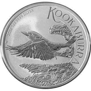 1 oz Australien KOOKABURRA 2026 - Perth Mint Kookaburraserie 1990 - 20xx - Silber BU 1 AU$