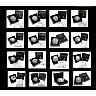 NEU** 5 oz USA ATB AMERICA the BEAUTIFUL - Diverse Jahrgänge -  United States America - Silber 0,25$