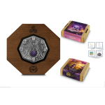 Neu*new** 2 oz Silber Germania WITCHCRAFT (2) Amethyst - HERBALIST - Antique Color Ultra High Relief - Kräuterexpertin & Hüterin der Heilkunst - Guardian of the healing arts - Octagonprägung Serie WITCHCRAFT Nr. 2