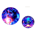 NEU** EDITION** 1 oz Liberia 2026 Proof - DIA de LOS MUERTOS / Der Tag der Toten > Die Wunderschöne Frau, Schmetterlinge & Blumen der Erinnerung > Whisper of the Marigolds - Edition - Silber Color 10$ - 12 cm Durchmesser