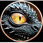 Neu ** 5 oz Kupfer/Copper Motivbarren 2026 - Der  Majestätische DRACHE - Majestic DragonKupferedition - High relief - Vorverkauf !