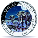 2 x 1 oz Somalia 2026 Tag & Nacht / Day & Night -...