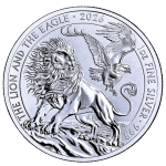 NEU* 1 oz 2026 UK - BRITISH LION & AMERICAN EAGLE -...