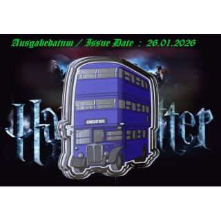 1 oz Niue 2026 Proof - Harry Potter KNIGHT BUS - Magical Transport (3) - silber color 2 NZ$