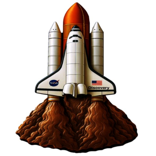 Wieder*Bestellbar** 10 oz Kupferedition 3-Dimensional - SPACE SHUTTLE & Astronaut auf dem MOND / Man on the MOON - Sensationeller Motivbarren Copper Edition - VORVERKAUF !