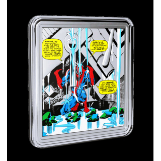 1 oz Niue 2026 FOLIE Proof - SPIDER MAN finds STRENGTH - Startasuagabe SPIDER MAN ICONIC Serie - silber color 2 $