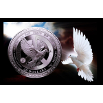 NEU* 1 oz Liberia 2026 PROOF - Die FRIEDENSTAUBE PEACE  -...