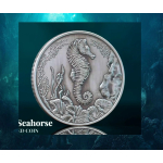 NEU ** 1 oz Samoa 2025 Antik - ZEBRA - SEEPFERDCHEN /...