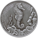 NEU ** 1 oz Samoa 2025 Antik - ZEBRA - SEEPFERDCHEN /...