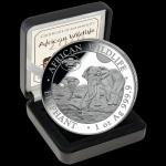 NEU* 1 oz Somalia Elefant 2026 Privy WMF Berlin - Tropenhaus - World Money Fair Berlin  - Serie African Wildlife - ELEFANTENMOTIV 2026
