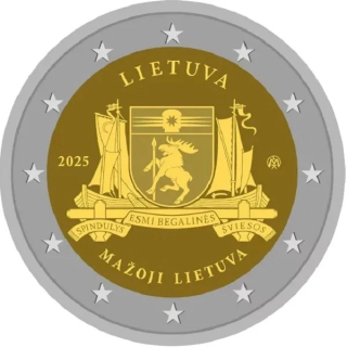 Litauen 2 Euro - Ethnographische Regionen – Mažoji Lietuva 2025