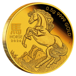 NEU** 0,5 g Gold Australien 2026 Coin Card - Jahr des...