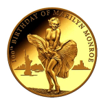 0,5 g Gold Kongo 2026 Proof - MARILYN MONROE Geburtstag...