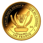 0,5 g Gold Kongo 2026 Proof - MARILYN MONROE Geburtstag 100 Jahre Ikone & Superstar - 100 Frs