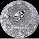 Neue Serie** 1 oz Liberia 2026 BU HÖHLENLÖWE / CAVE LION - Panthera spelaea - MEGAFAUNA Neue Serie (1.) Startmotiv - Silber BU 20$ - Germania Mint