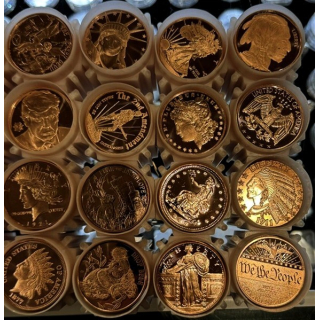 NEU** 10 x  1 oz USA Kupfer Kollektion - Diverse Motive