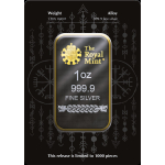 NEU* 1 oz Motivbarren RUTHENIUM Edition THOR der DONNERGOTT Nordische Götter - Silber Gilded - Germania Mint Royal Mint UK Kooperation