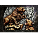 Neue Serie** 2 oz Liberia 2026 Ultra High Relief HÖHLENLÖWE / CAVE LION - Panthera spelaea - MEGAFAUNA Neue Serie (1.) Startmotiv - Silber 25$ - Germania Mint