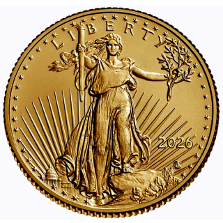 1/10 Unze USA 2026 - American Eagle / Gold Eagle - Liberty - BU 5 $