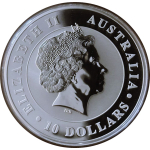 10 oz Australien 2026 - KOOKABURRA  - Perth Mint Kookaburraserie - Silber BU 10 AU$
