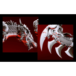 5 oz Samoa 2026 - Die 9 Tödlichen Klingen des Drachen / Dragon Claw Knifes - 10 $ - Top-Edition 2026 -  Auflage 200 !