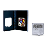 NEU*  2 oz Niue 2026 Proof - IRON MAN ZAPT! - Marvel Kollektion - silber rectangular 3 NZ$ - NZ Mint Agoro