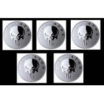 ab Lager** 5 x 1 Unze SilberSET Round LIBERATOR 2021 BU Dark Side One Soul