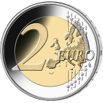 2 Euro Bulgarien Heiliger Paisius von Hilendar - erste Euro aus Bulgarien