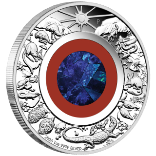 In Kürze Bestellbar Shortly available* 1 oz Australien 2026 OPAL Proof - Das OUTBACK Wunder Australiens / Wonders of Australia - Silber 1$ - 1x pro Kunde !