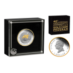 In Kürze Bestellbar Shortly available* 1 oz Australien 2026 Proof - Welcome Stranger - 40 Jahre NUGGET / 40th Anniversary of the Australian Nugget  - silber Gilded 1 AU$