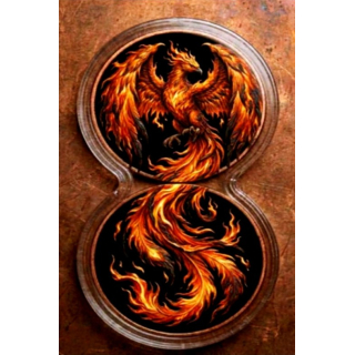 BRANDNEU** 2 oz Kupferedition - PHÖNIX / PHOENIX - Mythical Creatures - VORVERKAUF - PRESALE !