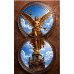 BRANDNEU** 2 oz Kupferedition - Mexico LIBERTAD / SIEGESGÖTTIN -Der Engel von Mexico - Die Legende der Unglücklichen Liebenden - Doppelsetiges Colormotiv - VORVERKAUF - PRESALE !