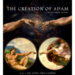 BRANDNEU** 2 oz Infinity Kupferedition - CREATION of ADAM - Schöpfungsgeschichte - Doppelsetiges Colormotiv - VORVERKAUF - PRESALE !       #1