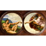 BRANDNEU** 2 oz Infinity Kupferedition - CREATION of ADAM - Schöpfungsgeschichte - Doppelsetiges Colormotiv - VORVERKAUF - PRESALE !       #1