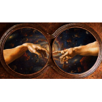 BRANDNEU** 2 oz Infinity Kupferedition - CREATION of ADAM - Schöpfungsgeschichte - Doppelsetiges Colormotiv - VORVERKAUF - PRESALE !       #1