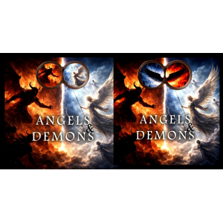 BRANDNEU** 2 oz Infinity Kupferedition - ENGEL vs DÄMONEN / ANGELS vs DEMONS- Doppelsetiges Colormotiv - VORVERKAUF - PRESALE !