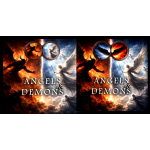 BRANDNEU** 2 oz Infinity Kupferedition - ENGEL vs DÄMONEN / ANGELS vs DEMONS- Doppelsetiges Colormotiv - VORVERKAUF - PRESALE !