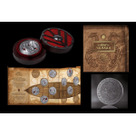 NEU ** 2 oz Kamerun 2026 WALHALLA  - IVAR der KNOCHENLOSE / IVAR the BONELESS - Der Weg zu WALHALLA Way to Walhalla- Wikinger - silber Antique Finish - 2000 Frs - Vorverkauf / Presale