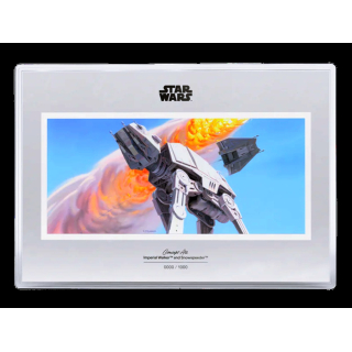 OSTERANGEBOT ab Lager ** 1 oz Niue 2026 Proof Folie - AT /AT IMERIAL WALKER auf dem Schlachtfeld / Battlefield - Neue Serie  Concept Art Nr. 2 - Silber 2 $ Agoro/NZ Mint