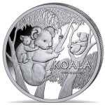 NEU* 1 oz  Australien 2026 BU - KOALA / Koalafamilie - Serie Koala RAM - Silber 1 AU$ - Premium Anlagemünze