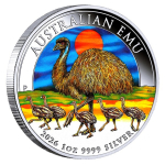 1 oz Australien 2026 Color - EMU - Silber Color 1 AU$