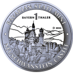 NEU* 1 oz Silber Deutschland 2026 BU - SCHLOSS NEUSCHWANSTEIN - BAYERN THALER - Silber DEUTSCHE SILBERUNZE