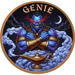 Neu* 5 oz Kupfermünze  Liberia 2026 - Das GENIE  -...