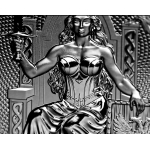 Neu*New * 1 oz Germania 2026 BU - LADY GERMANIA auf dem THRON - Die Königin Germaniens - Queen of Germania - Silber BU Germania Mint Anlagesilber