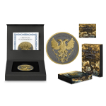 NEU* 1 oz Silber Germania 2025 GOLDEN LEAF - YGGDRASIL BAUM des LEBENS / TREE of LIFE - Ruthenium Gilded- Serie Mystischer Wald - Mythical Forest  - Germania Mint