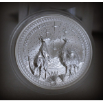 Aurinum*Top*Angebot* 1 oz Niue 2026 High Relief BU - KÄNGURU & EMU - Kreuz des Südens / im Südlichen Sternenhimmerl - SOUTHERN CROSS - Silber  3 mm Hochrelief - Silber 2 NZ$