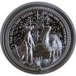 Aurinum*Top*Angebot* 1 oz Niue 2026 High Relief BU - KÄNGURU & EMU - Kreuz des Südens / im Südlichen Sternenhimmerl - SOUTHERN CROSS - Silber  3 mm Hochrelief - Silber 2 NZ$